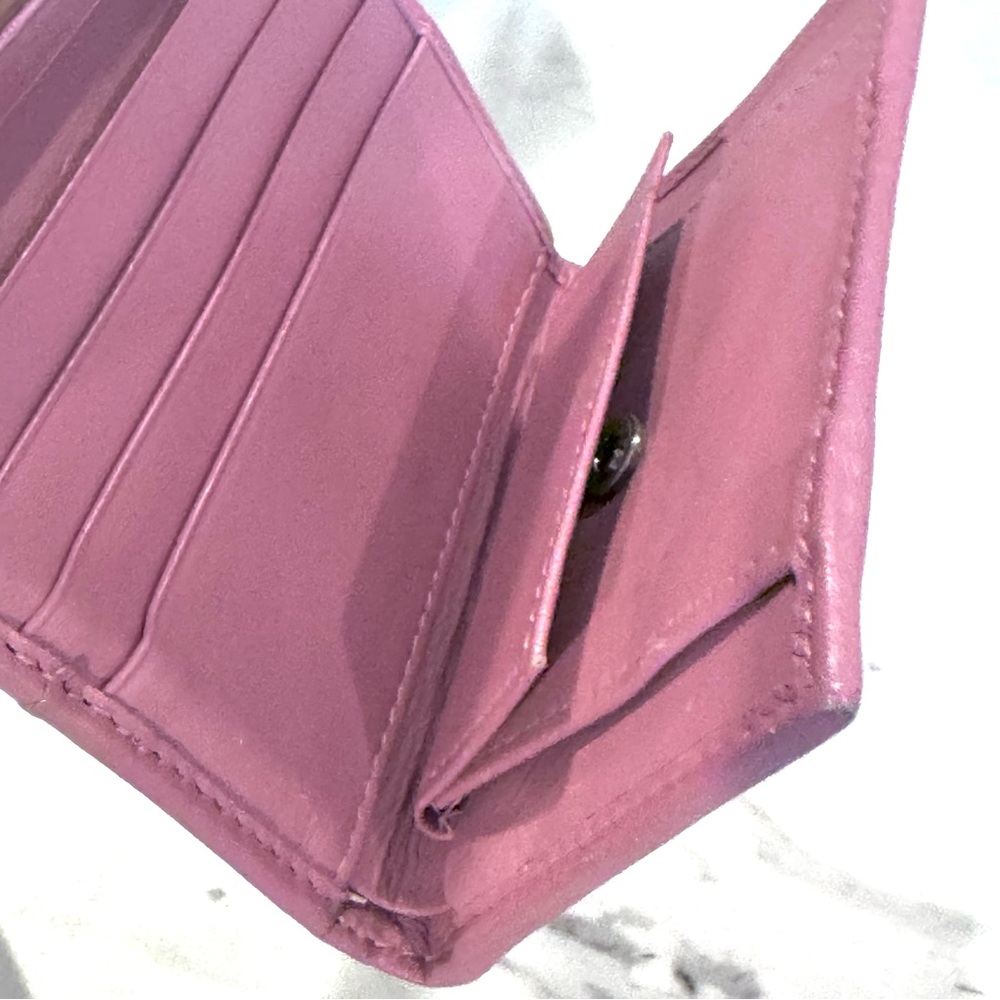 Stingray Trifold Wallet Ombre Lavender Pink Stripes Card Coin Holder - Picture 7 of 13